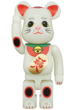 Load image into Gallery viewer, Bearbrick 400% 福入 夜光招財猫
