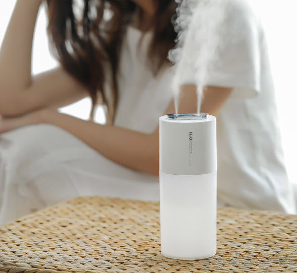 Dual spray aromatherapy humidifier