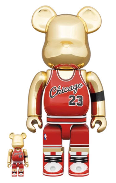 Bearbrick 100%+400% Michael Jordan 1985 ROOKIE JERSEY