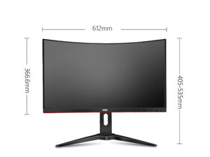 AOC Gaming Monitor C27G1 27 inch 44HZ 2K FreeSync Low Blue Mode Flicker Free Ultra Narrow Border Monitor